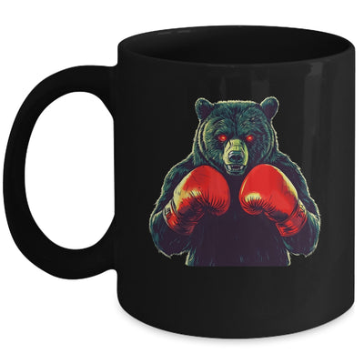 Funny Boxing Bear Boxer Boxing Gloves Sport For Men Mug | teecentury