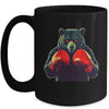 Funny Boxing Bear Boxer Boxing Gloves Sport For Men Mug | teecentury