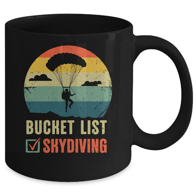 Funny Bucket List Skydiving Art For Men Women Skydiver Mug | teecentury