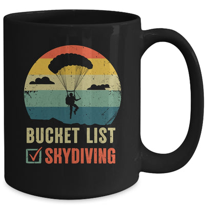 Funny Bucket List Skydiving Art For Men Women Skydiver Mug | teecentury