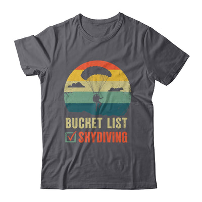 Funny Bucket List Skydiving Art For Men Women Skydiver Shirt & Tank Top | teecentury