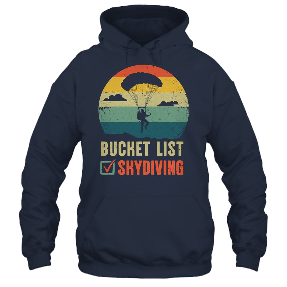 Funny Bucket List Skydiving Art For Men Women Skydiver Shirt & Tank Top | teecentury