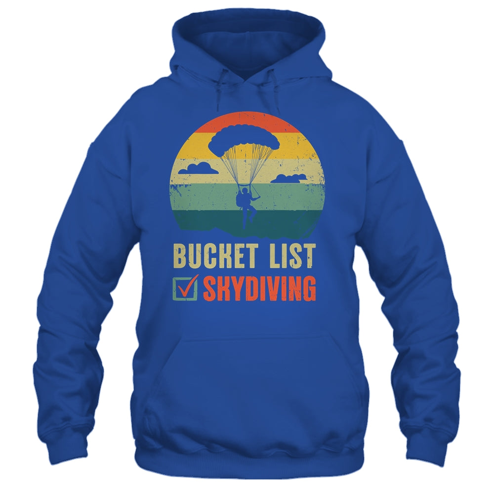 Funny Bucket List Skydiving Art For Men Women Skydiver Shirt & Tank Top | teecentury