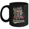 Funny California Stylish Cat In Beach Clothes Mug | teecentury