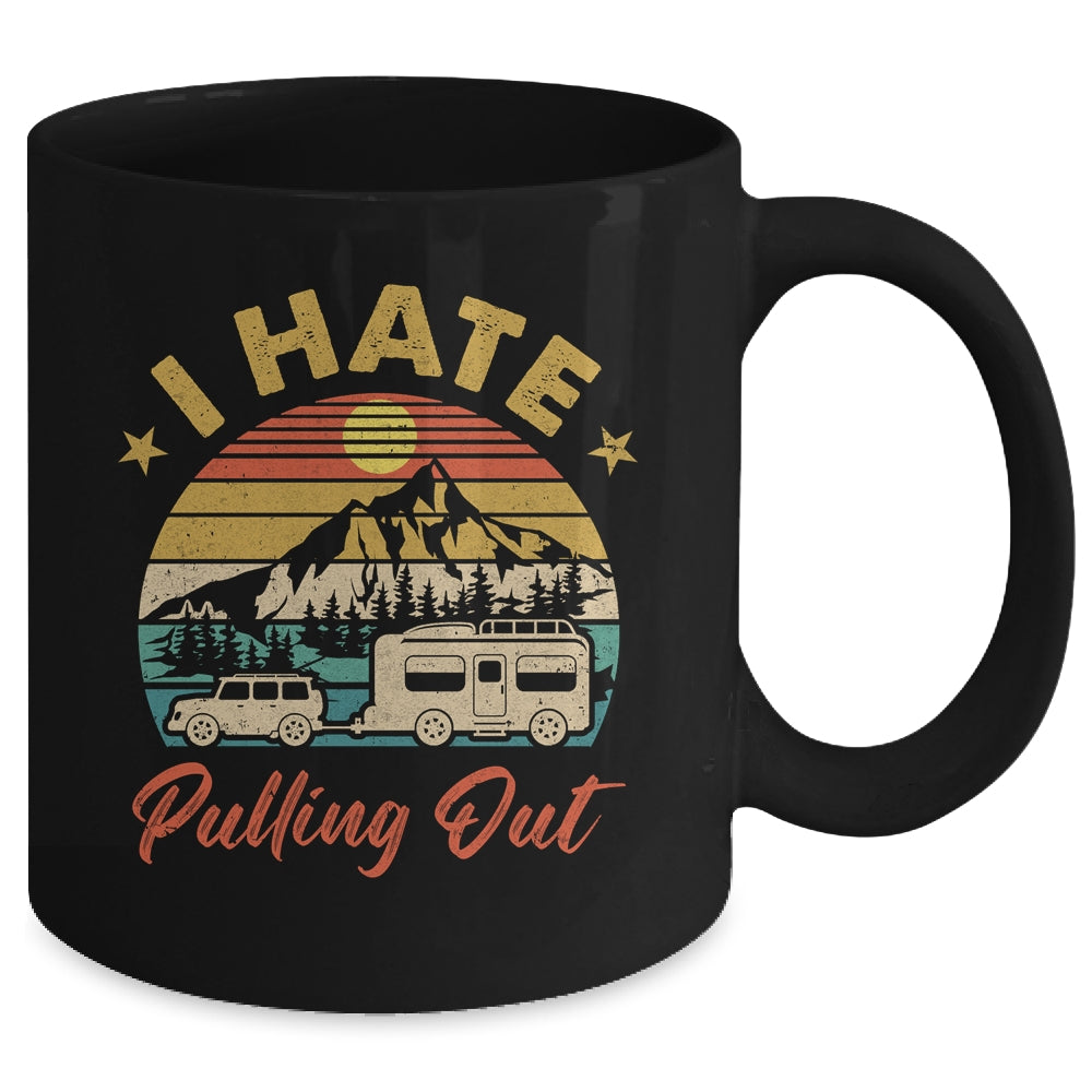 Funny Camping Art For Men Women Camping Trailer Camper Retro Mug | teecentury