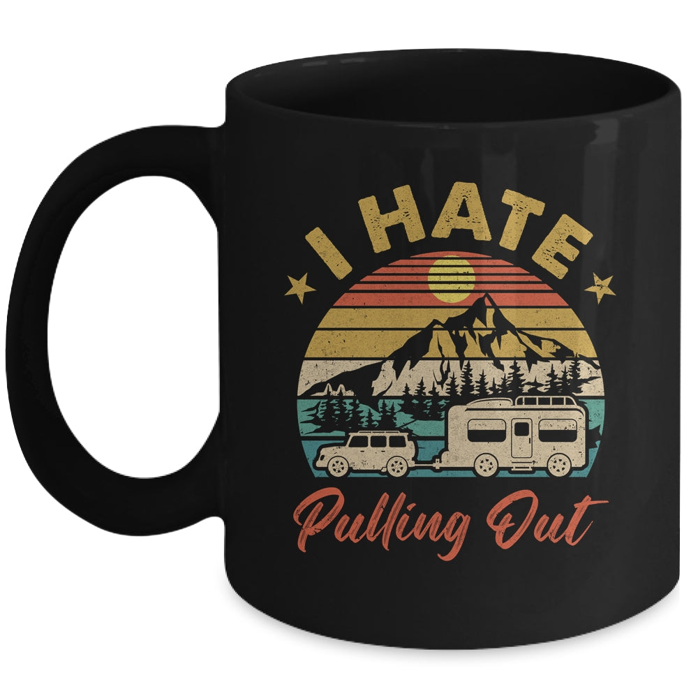 Funny Camping Art For Men Women Camping Trailer Camper Retro Mug | teecentury