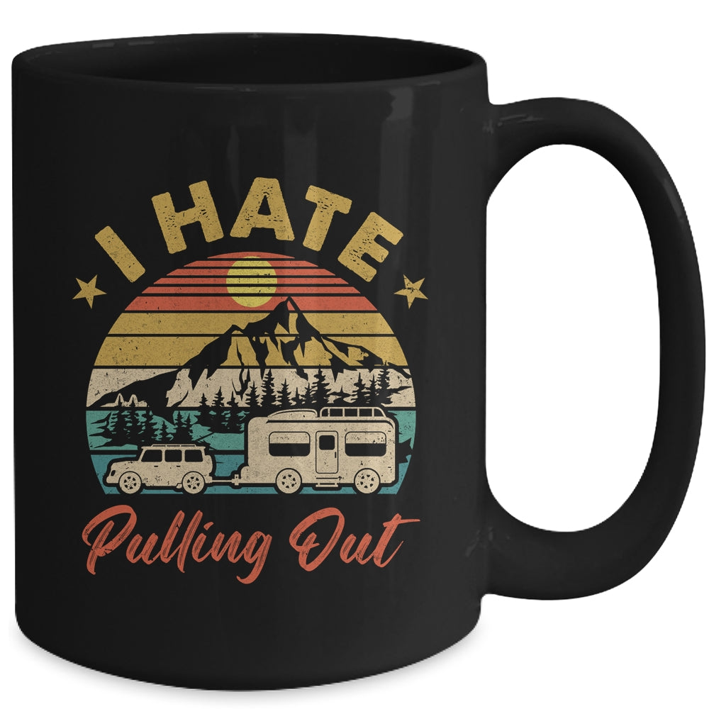 Funny Camping Art For Men Women Camping Trailer Camper Retro Mug | teecentury