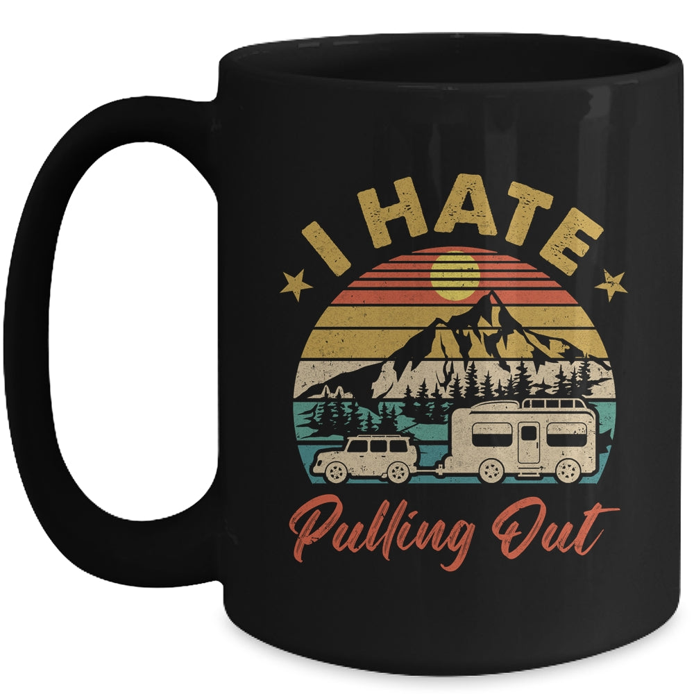 Funny Camping Art For Men Women Camping Trailer Camper Retro Mug | teecentury