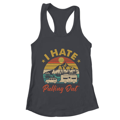Funny Camping Art For Men Women Camping Trailer Camper Retro Shirt & Tank Top | teecentury
