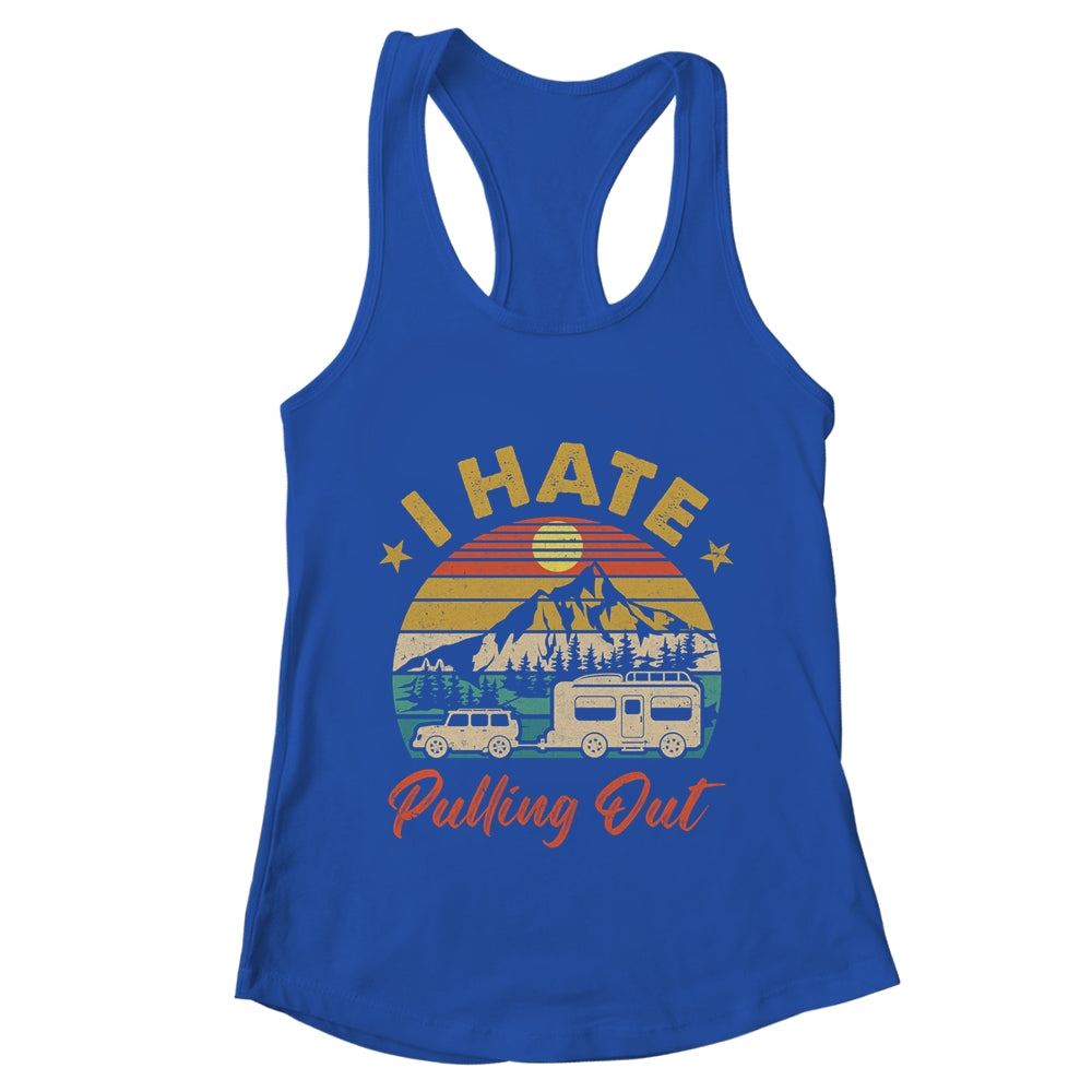 Funny Camping Art For Men Women Camping Trailer Camper Retro Shirt & Tank Top | teecentury