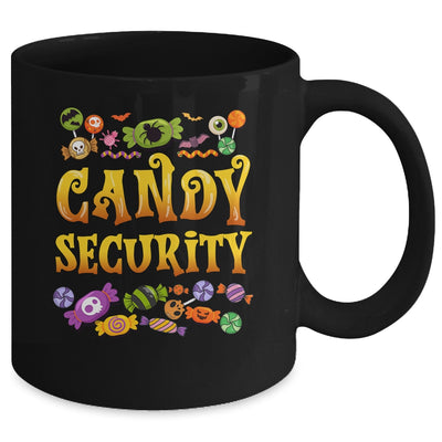 Funny Candy Security Halloween Costume Mug | teecentury