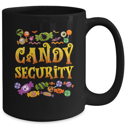 Funny Candy Security Halloween Costume Mug | teecentury
