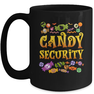 Funny Candy Security Halloween Costume Mug | teecentury