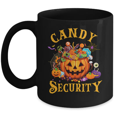 Funny Candy Security Halloween Costume Party Mug | teecentury