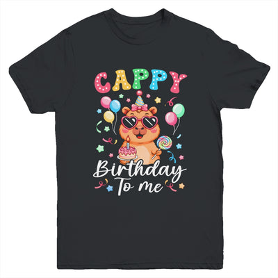 Funny Capybara Birthday To Me Cute Girls Birthday Capybara Youth Shirt | teecentury