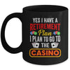 Funny Casino Poker For Men Cool Retired Retirement Plan Mug | teecentury