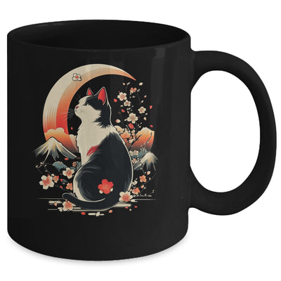 Funny Cat Anime Japanese Kawaii Retro Men Women Kids Graphic Mug | teecentury
