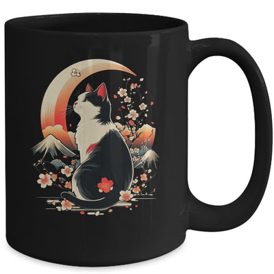 Funny Cat Anime Japanese Kawaii Retro Men Women Kids Graphic Mug | teecentury