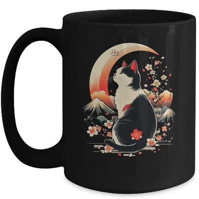 Funny Cat Anime Japanese Kawaii Retro Men Women Kids Graphic Mug | teecentury