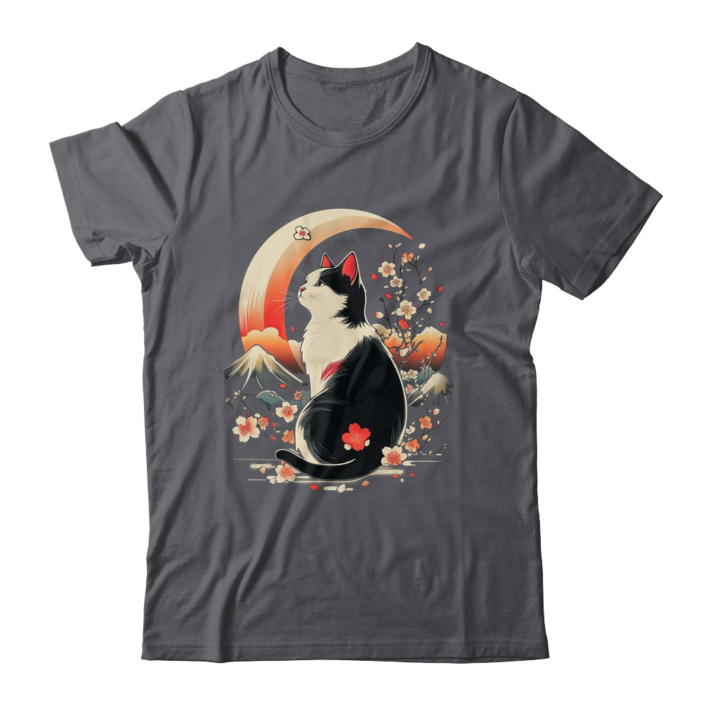 Funny Cat Anime Japanese Kawaii Retro Men Women Kids Graphic Shirt & Tank Top | teecentury