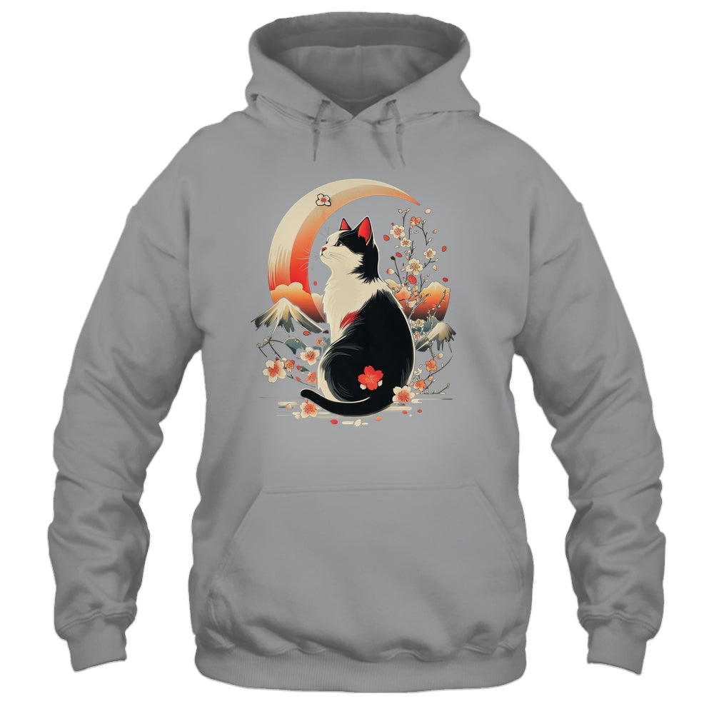 Funny Cat Anime Japanese Kawaii Retro Men Women Kids Graphic Shirt & Tank Top | teecentury