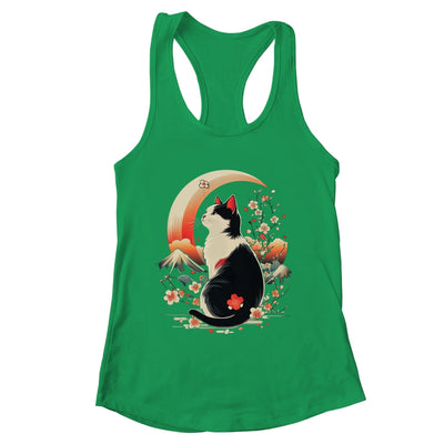 Funny Cat Anime Japanese Kawaii Retro Men Women Kids Graphic Shirt & Tank Top | teecentury