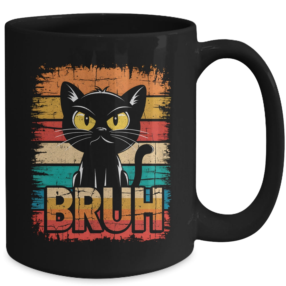 Funny Cat Bruh For Teens Boys Girls Men Women Meme Graphic Mug | teecentury