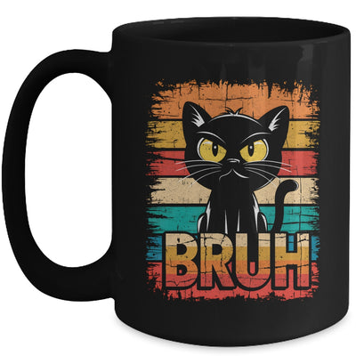 Funny Cat Bruh For Teens Boys Girls Men Women Meme Graphic Mug | teecentury