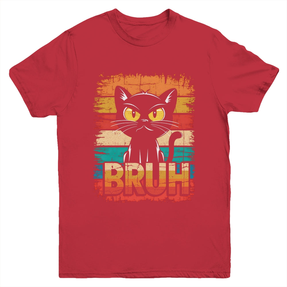 Funny Cat Bruh For Teens Boys Girls Men Women Meme Graphic Youth Shirt | teecentury