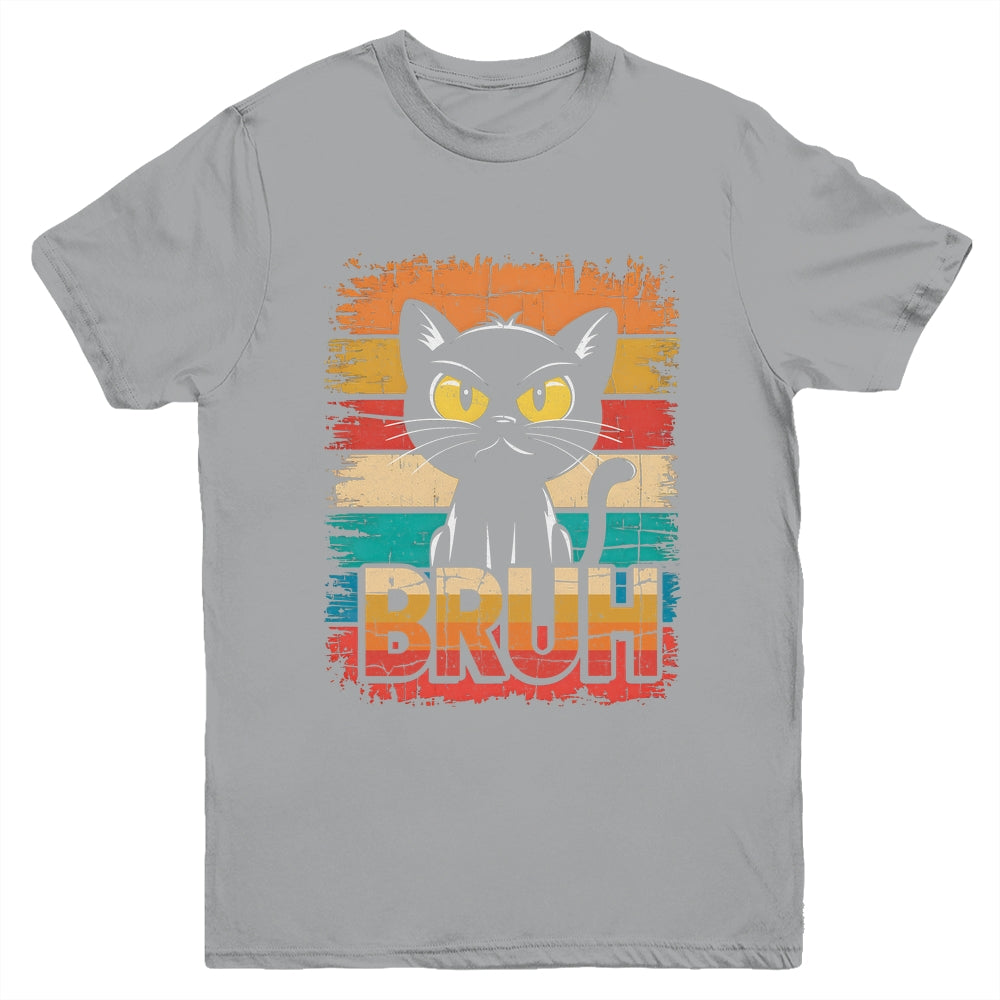 Funny Cat Bruh For Teens Boys Girls Men Women Meme Graphic Youth Shirt | teecentury