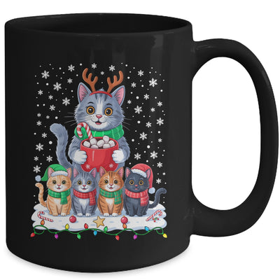 Funny Cat Christmas Holiday Santa Design Lover Men Women Mug | teecentury