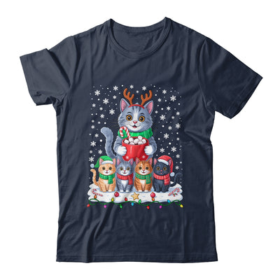 Funny Cat Christmas Holiday Santa Design Lover Men Women Shirt & Sweatshirt | teecentury