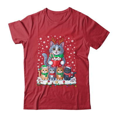 Funny Cat Christmas Holiday Santa Design Lover Men Women Shirt & Sweatshirt | teecentury