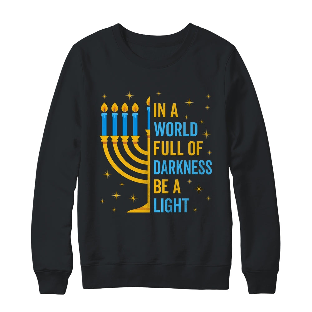 Funny Chanukah Hanukkah A Light Happy Hanukkah Menorah Shirt & Sweatshirt | teecentury
