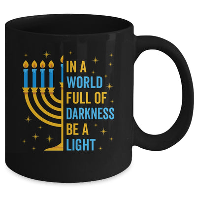 Funny Chanukah Hanukkah A Light Happy Hanukkah Menorah Mug | teecentury