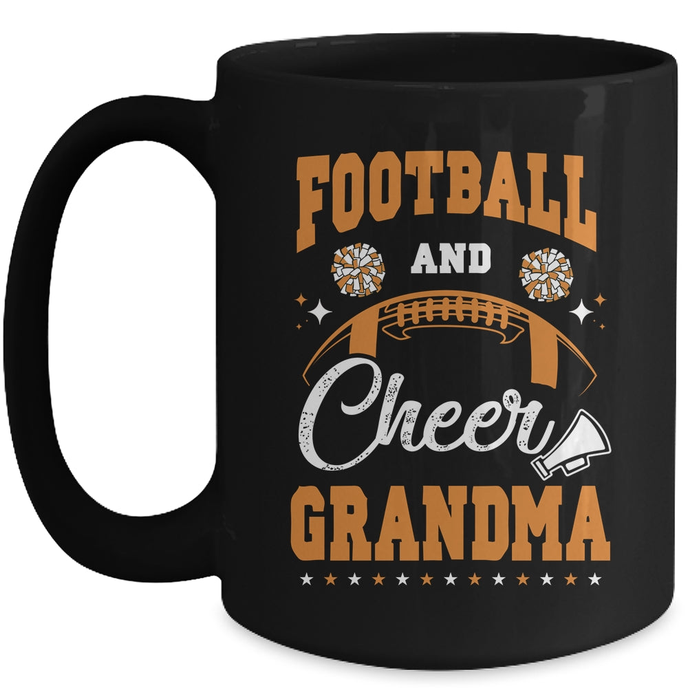 Funny Cheerleading Grandma Football And Cheer Grandma Mug | teecentury