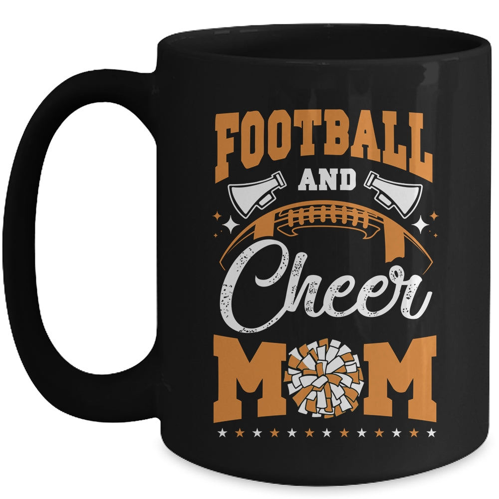 Funny Cheerleading Mom Football And Cheer Mom Mug | teecentury