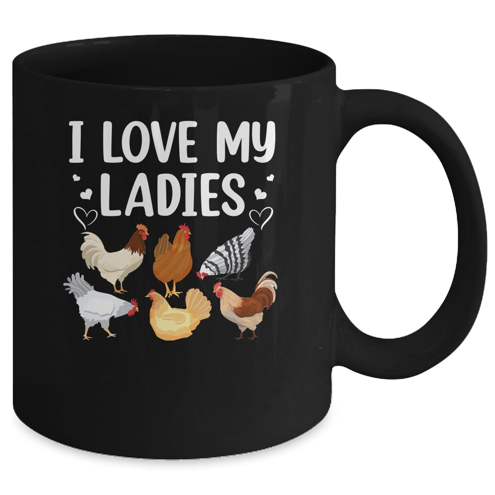 Funny Chicken Art Men Women Ladies Chicken Farmer Whisperer Mug | teecentury