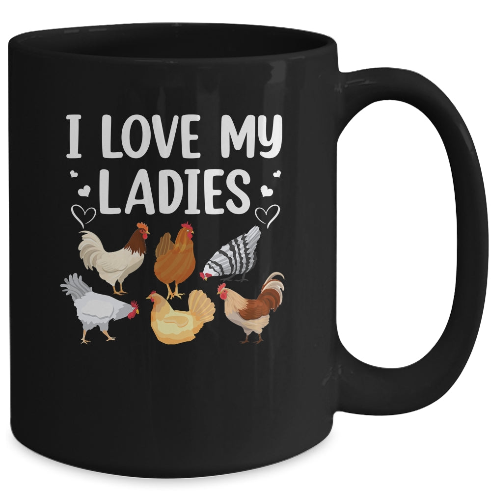 Funny Chicken Art Men Women Ladies Chicken Farmer Whisperer Mug | teecentury