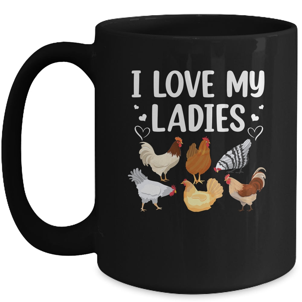 Funny Chicken Art Men Women Ladies Chicken Farmer Whisperer Mug | teecentury