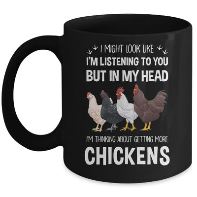 Funny Chicken Farmer Design Women Men Getting A Lot Chickens Mug | teecentury