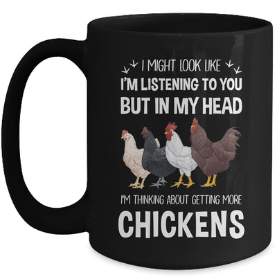 Funny Chicken Farmer Design Women Men Getting A Lot Chickens Mug | teecentury