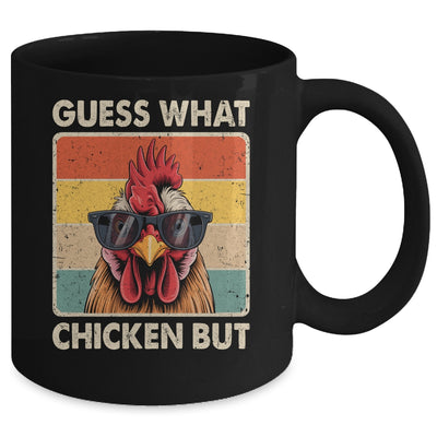 Funny Chicken Farmer Farming Guess What Chicken Butt Mug | teecentury