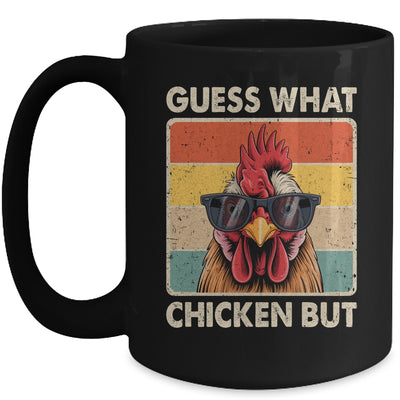 Funny Chicken Farmer Farming Guess What Chicken Butt Mug | teecentury