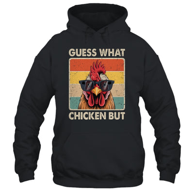 Funny Chicken Farmer Farming Guess What Chicken Butt Shirt & Tank Top | teecentury