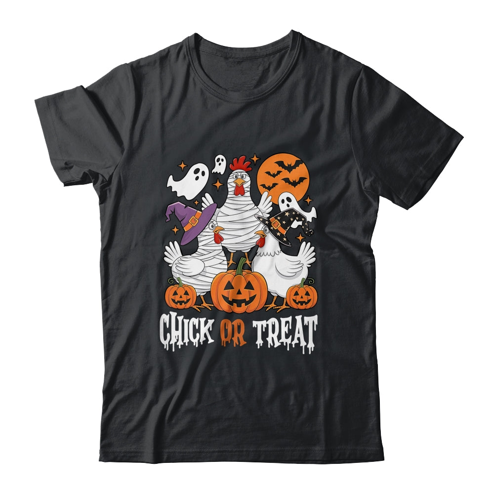 Funny Chicken Halloween Chick Or Treat Women Men Shirt & Hoodie | teecentury