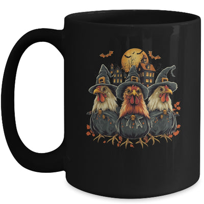 Funny Chicken Halloween Costume Spooky Season Chickens Witch Mug | teecentury