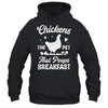 Funny Chickens The Pet That Poops Breakfast Farmer Shirt & Tank Top | teecentury