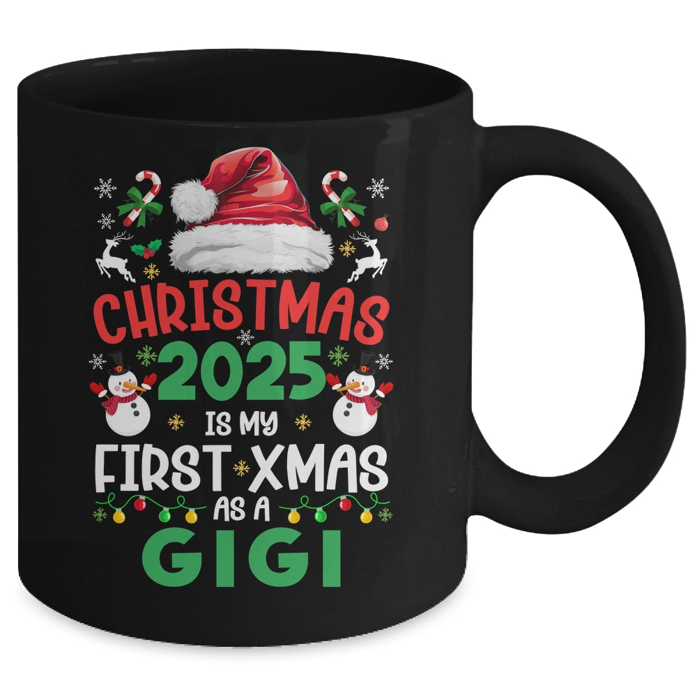 Funny Christmas 2025 Is My First Xmas As A Gigi Family Mug | teecentury