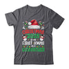 Funny Christmas 2025 Is My First Xmas As A Godfather Family Shirt & Sweatshirt | teecentury